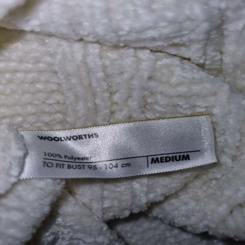 Woolworths Chunky Knitwear - Size M - Cream