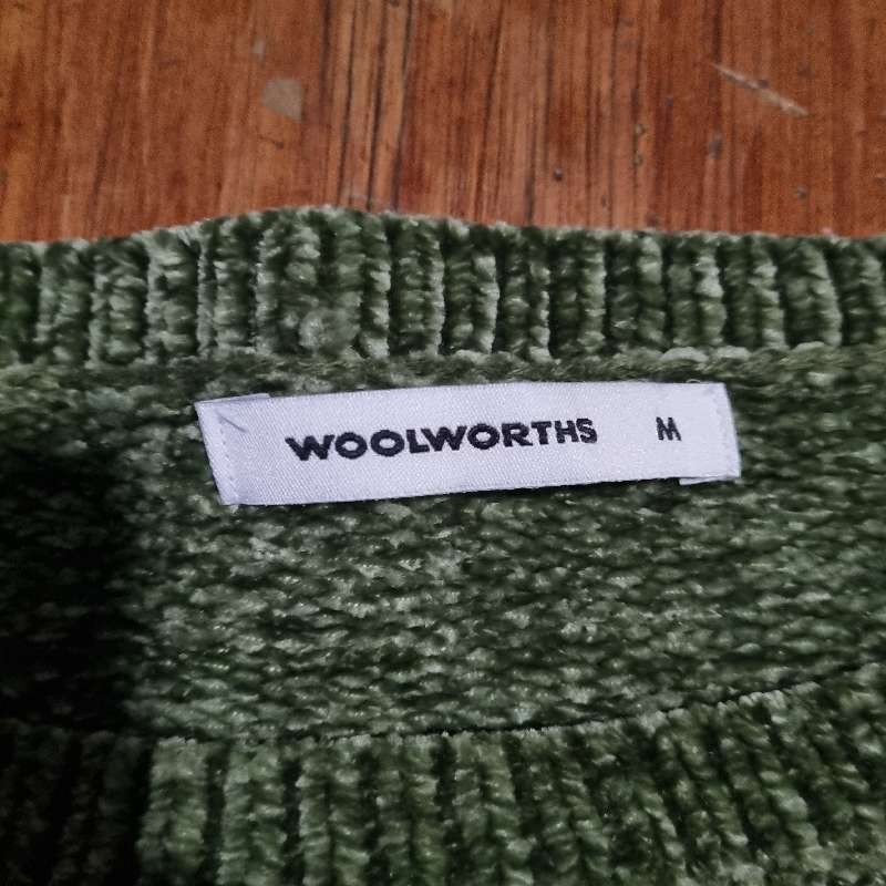 Woolworths Chunky Knitwear - Size M - Khaki Green