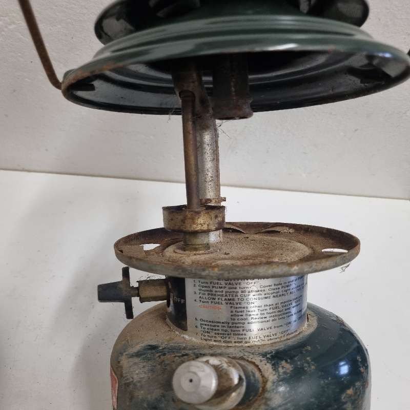Vintage Coleman Lantern - No glass - See pictures.  What you see is what you get