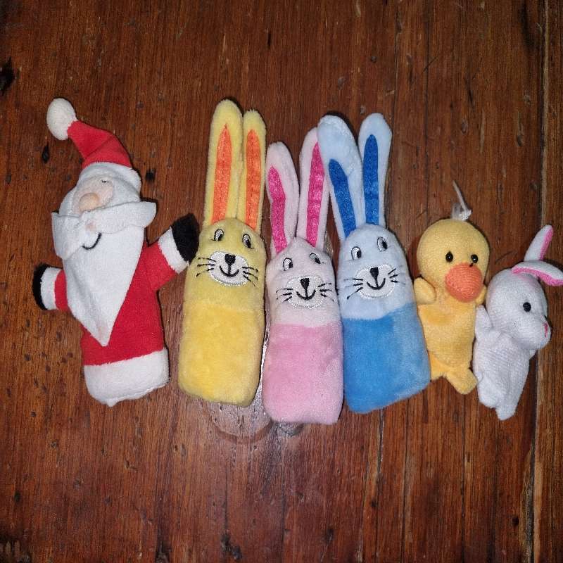 6 x Finger puppets