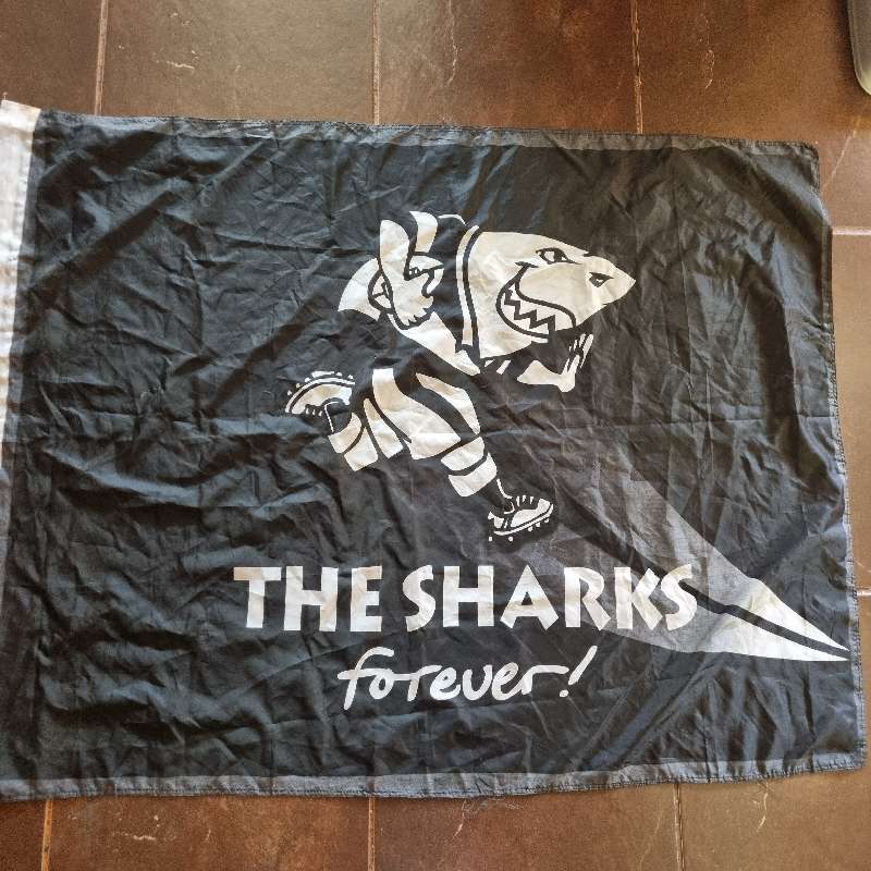 SA Rugby Flag - The Sharks supporter flag - official Licensed Product - 1.5m x 0.9m