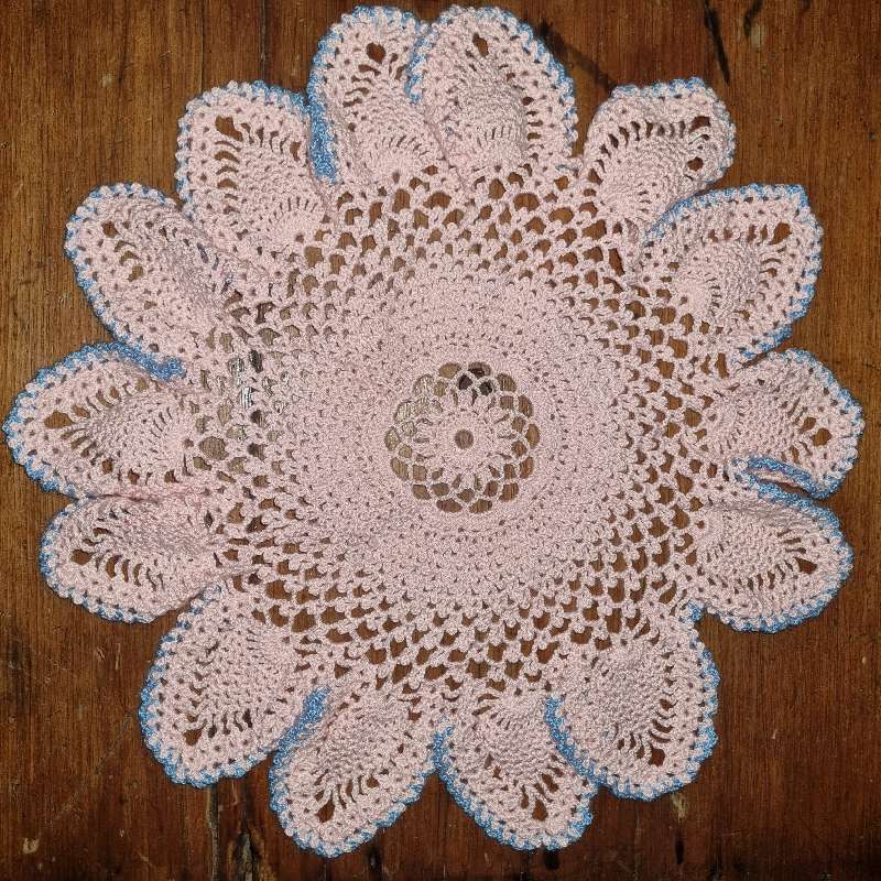 Vintage Crochet Doily - Diameter - 41cm