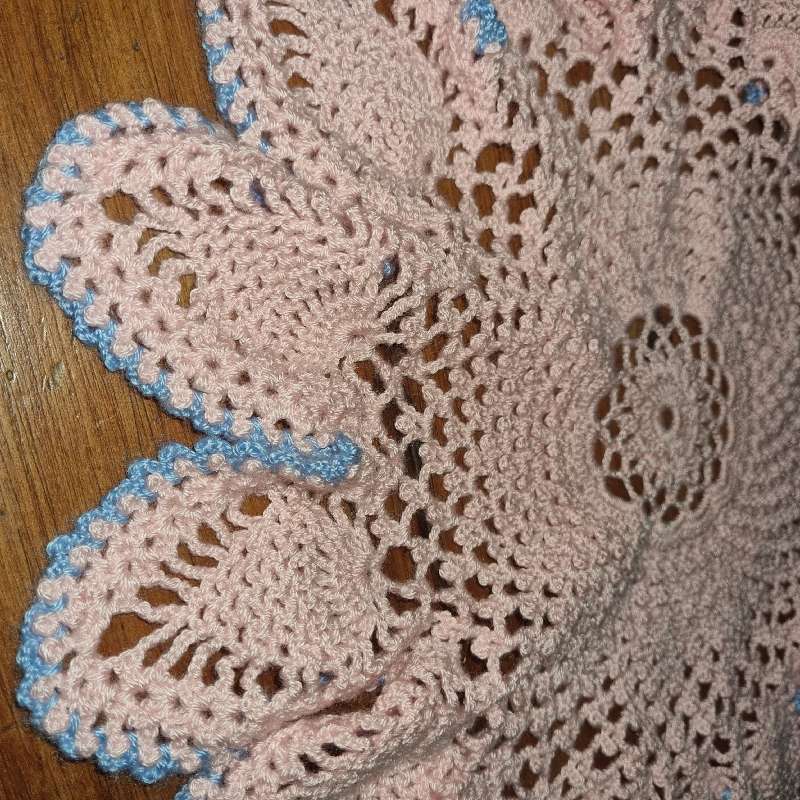 Vintage Crochet Doily - Diameter - 41cm