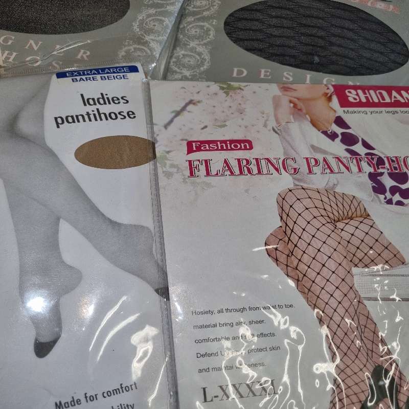 5 x pairs of Vintage Stockings - Size L / XL - Incl. Cameo, Flirt, etc