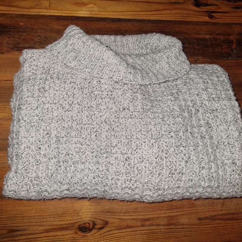 Oversized Roll Neck knitwear - Size M - Grey