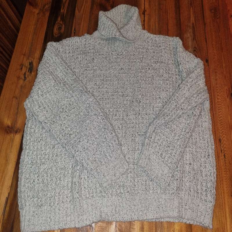 Oversized Roll Neck knitwear - Size M - Grey