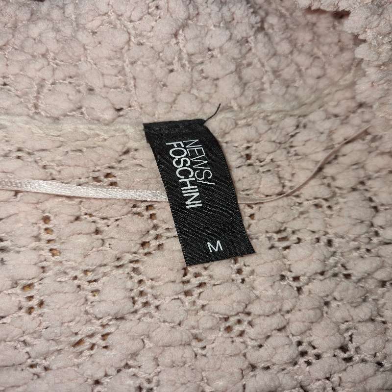Pink Knitted long Coat - Size M - Foschini