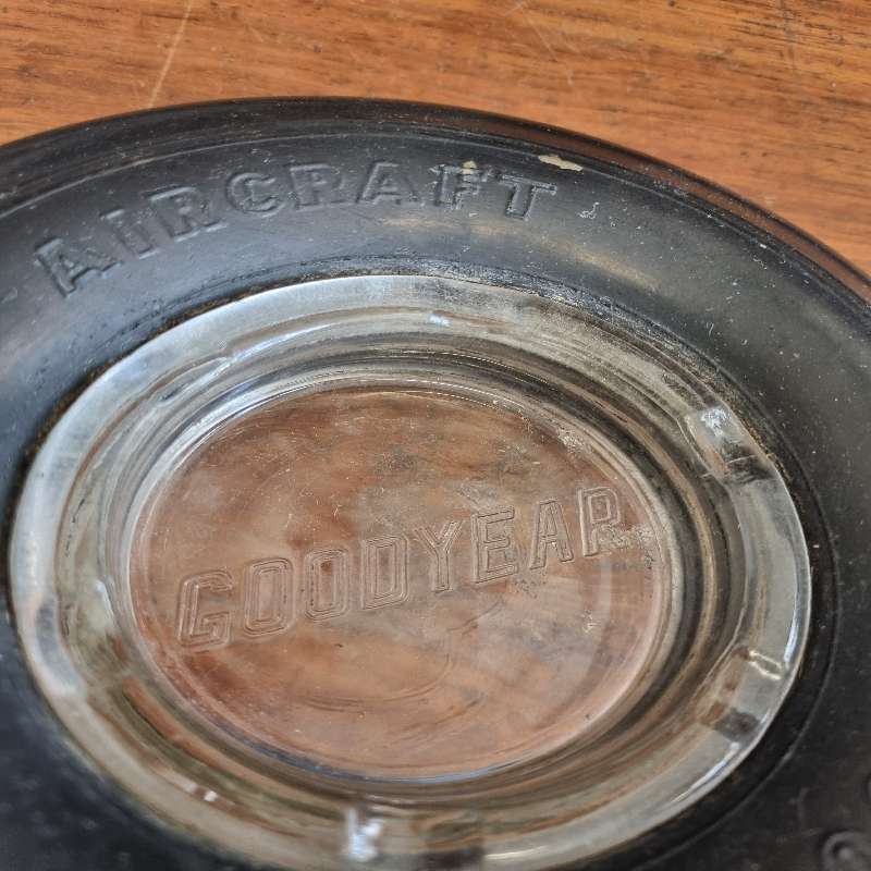 Vintage Goodyear Aircraft Tyre Ashtray