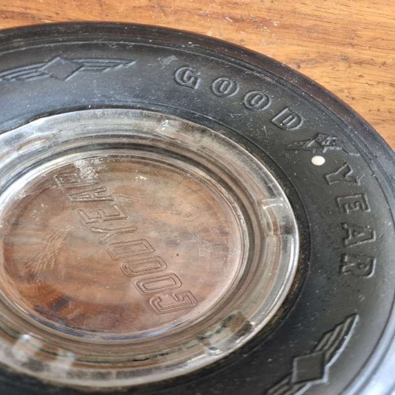 Vintage Goodyear Aircraft Tyre Ashtray