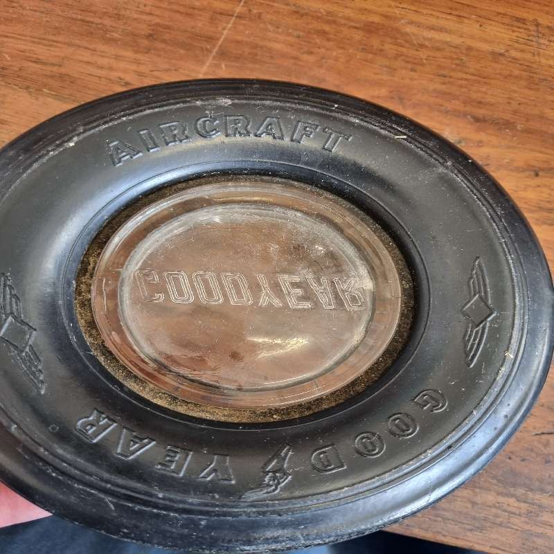 Vintage Goodyear Aircraft Tyre Ashtray