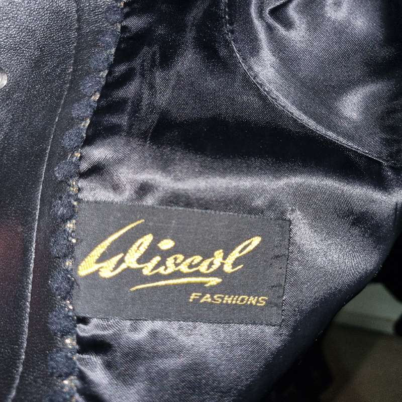 Most Beautiful Vintage Leather and fake fur panel coat - size M / 36 Perfect condition!!