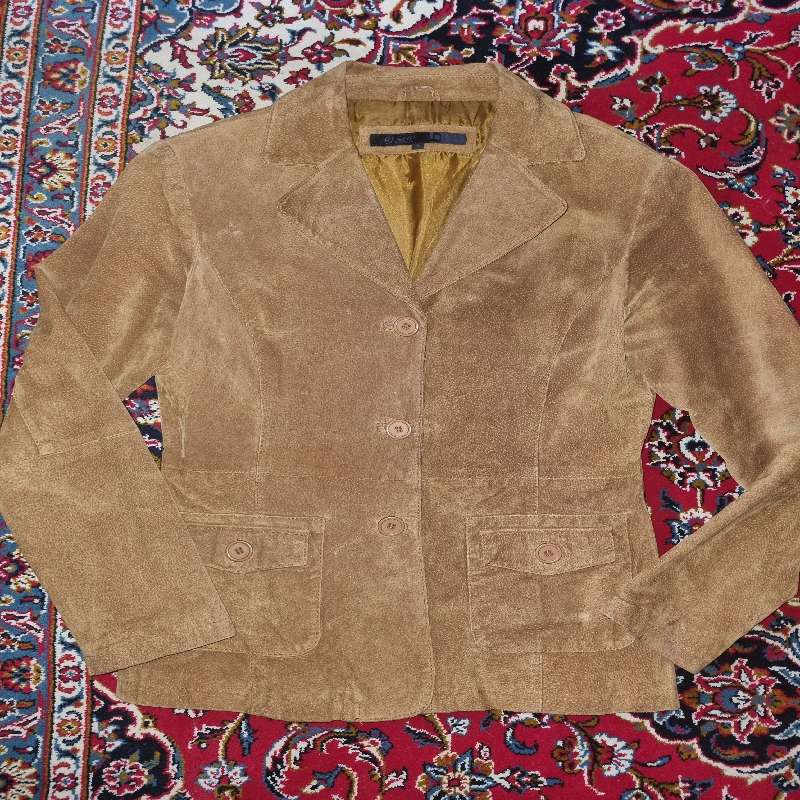 Genuine Leather Jacket - Label says XL but will better fit a M/L