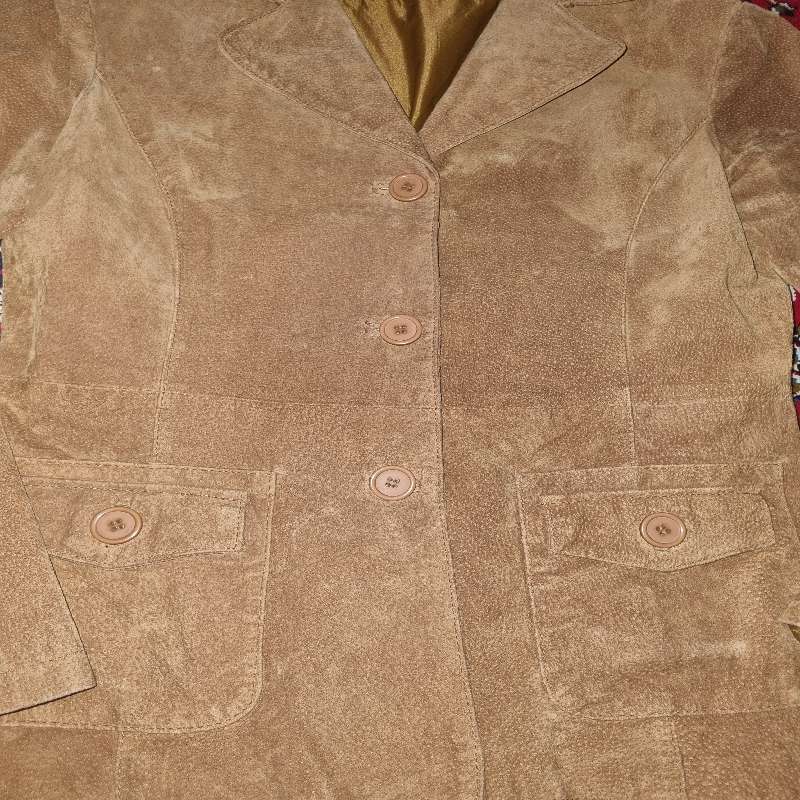 Genuine Leather Jacket - Label says XL but will better fit a M/L