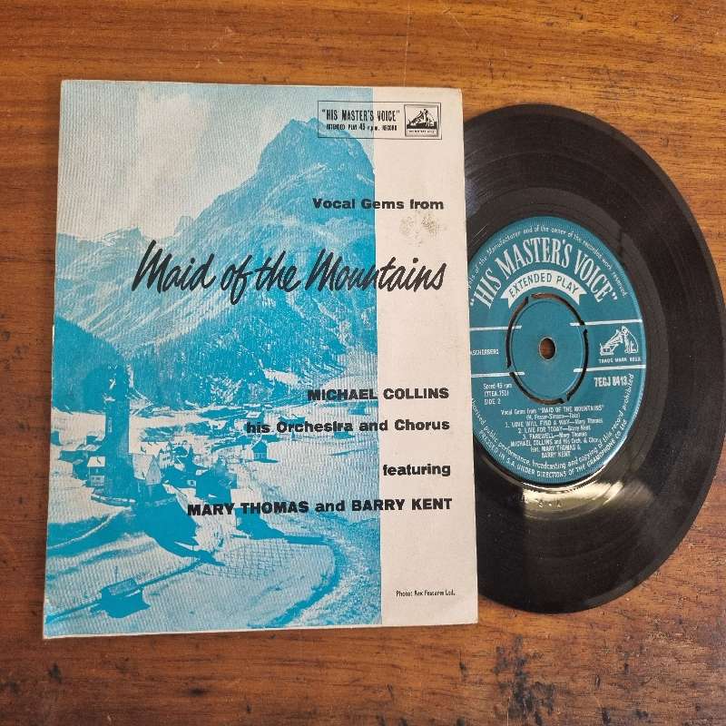 His Master's Voice 45r.p.m. Record - Maid of the Mountains LP
