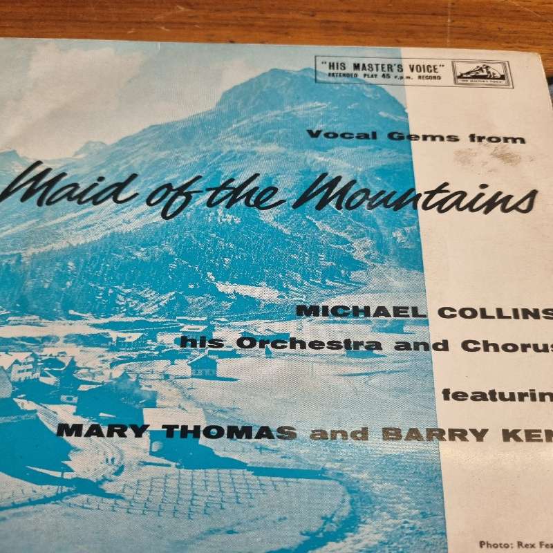 His Master's Voice 45r.p.m. Record - Maid of the Mountains LP