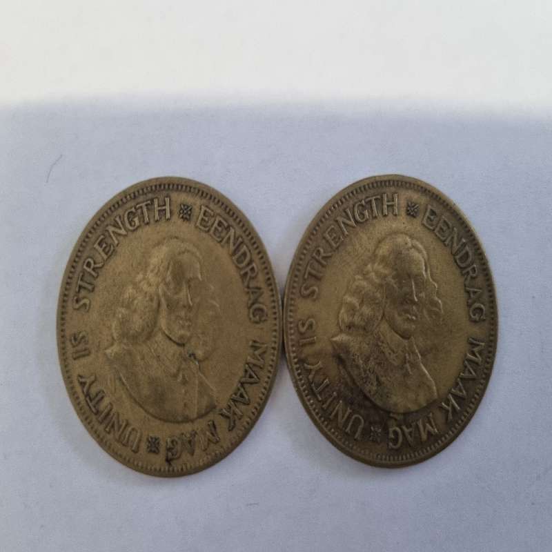 2 x 1962 1 Cent Coins