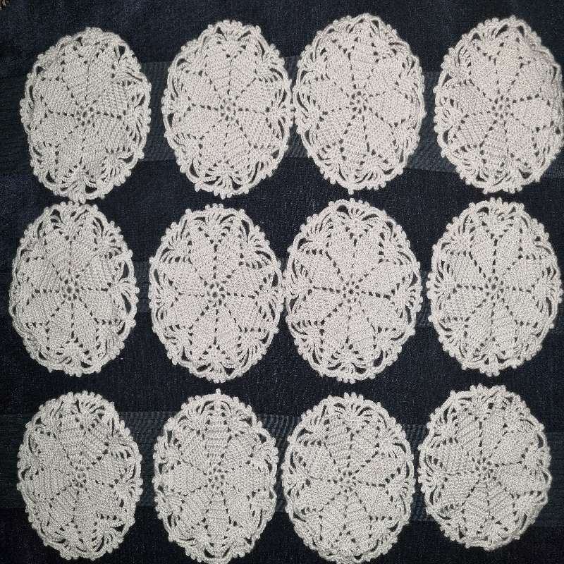 12 x Crochet Doilies