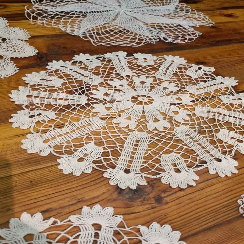 10 x Vintage Finely Crochet Doilies
