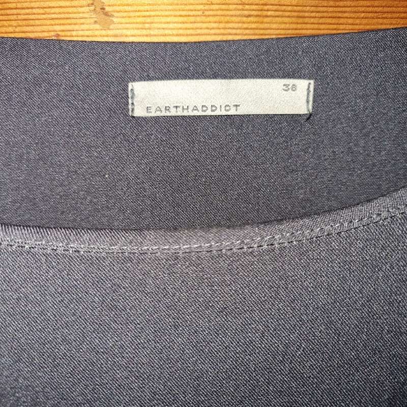 Beautiful Grey Earthaddict Dress with floral detail - Size 36 - Worn Once