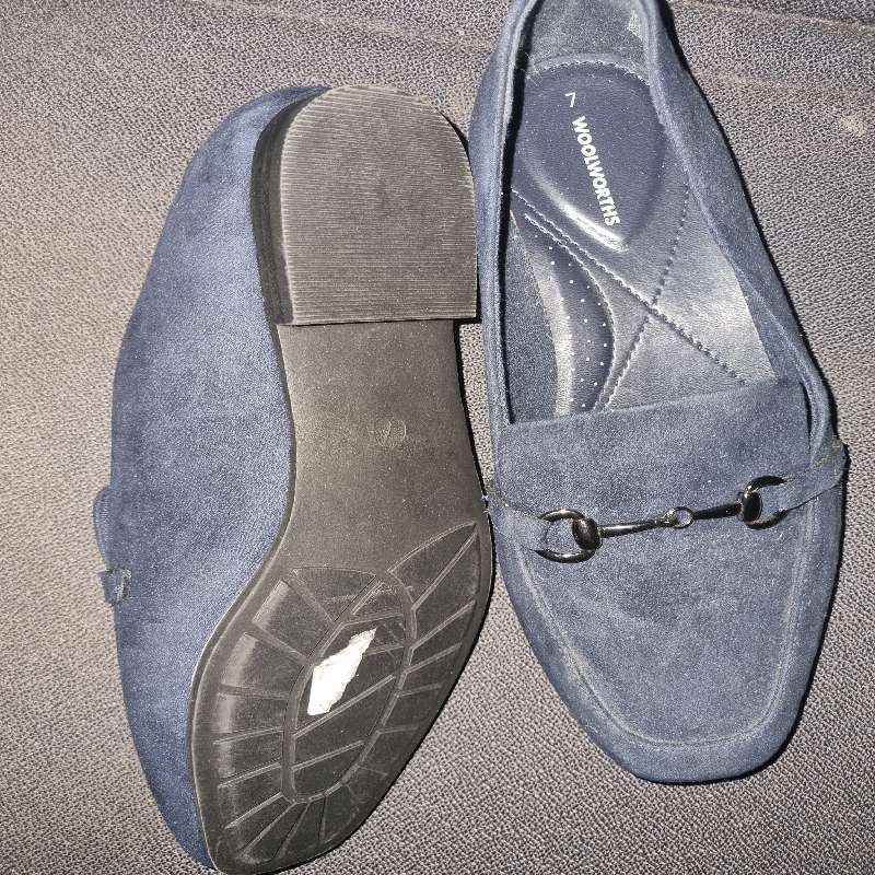 Navy Woolworths Flats - Size 7 - Never worn