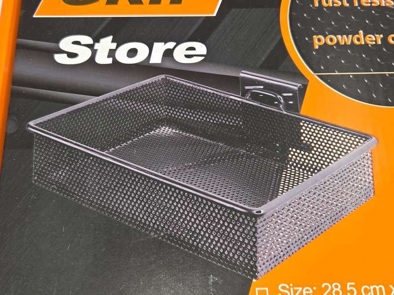 Grip Large Mesh Basket - Rust Resistant - 28.5cm x 21cm x 8cm - New