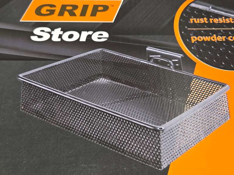 Grip Medium Mesh Basket - Rust Resistant - 28.5cm x 16.5cm x 7cm - New