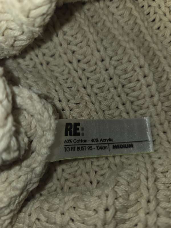 RE: Chunky Knit Jumper - Knitwear Size M