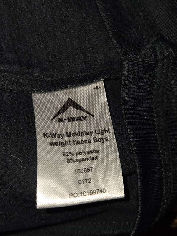 K-Way Kids Long Sleeve Top - Age 11-12 years Great condition