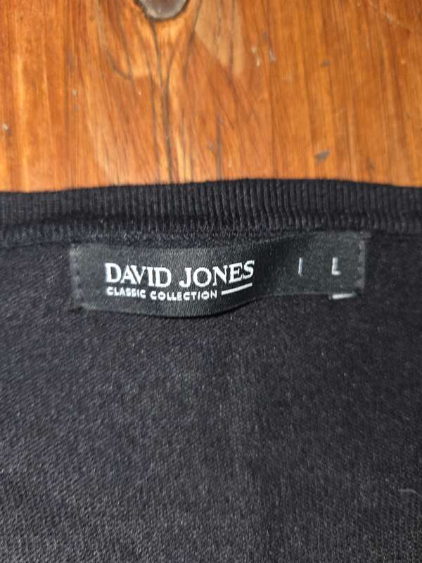 David Jones Knitwear - Black - Size L