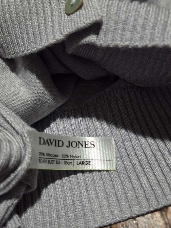 David Jones Knitwear - Grey - Size L