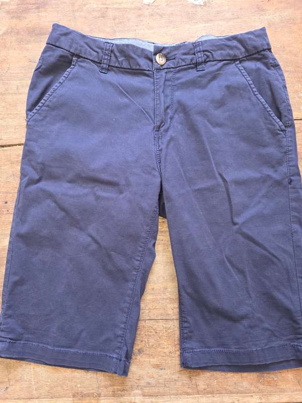 Navy Woolworths shorts - Age 14 Years