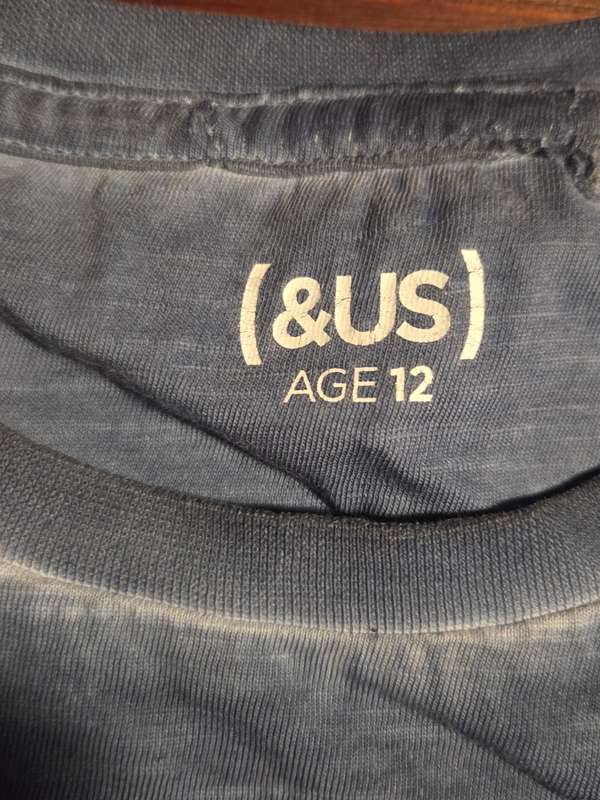 Woolworths Kids Long Sleeve Top - Age 12 years - 100% Cotton