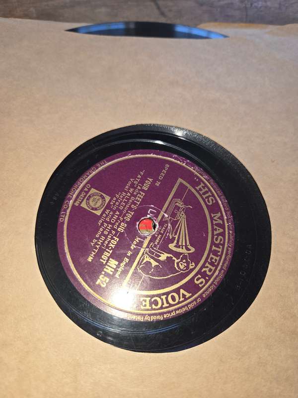 Black Vintage Folder with 10 x Classic Vinyl LP's incl. His Masters Voice, Decca, Parlophone, Beka