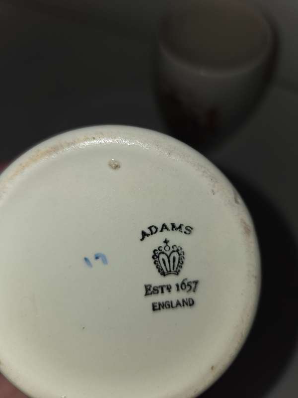 2 x Coronation May 12, 1937 Cups - Adams Porcelain - England