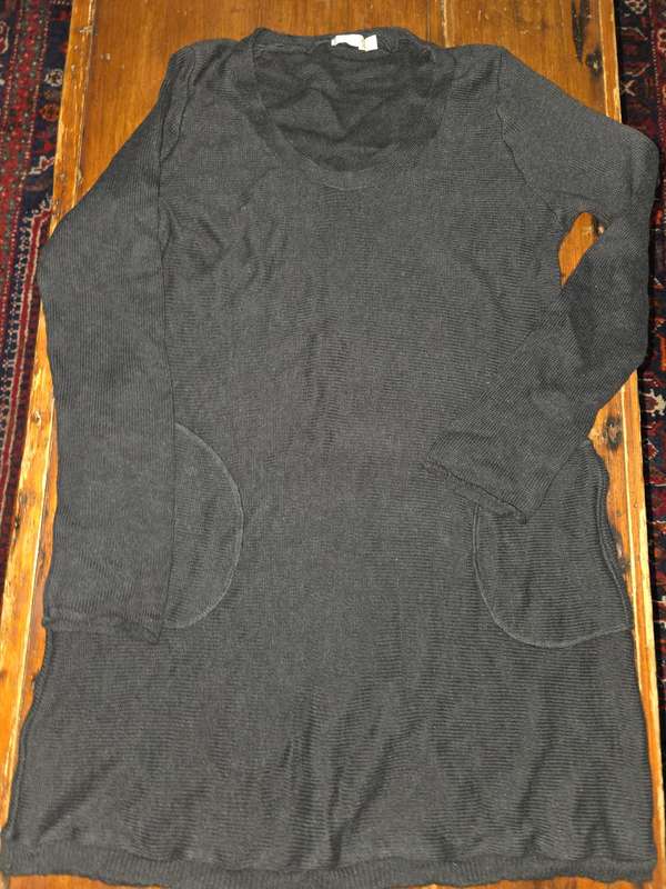 Charcoal Knitted Dress by Soul - Size S - Perfect condition