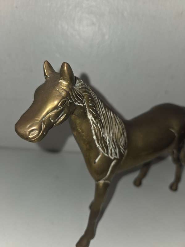 Brass Horse Figurine - Beautiful!!