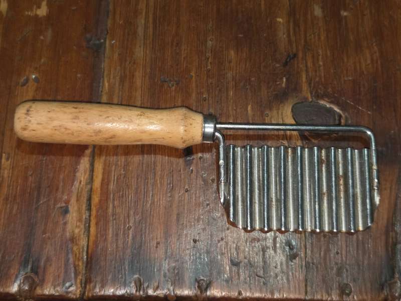 Vintage Kitchen Tool with wooden handle