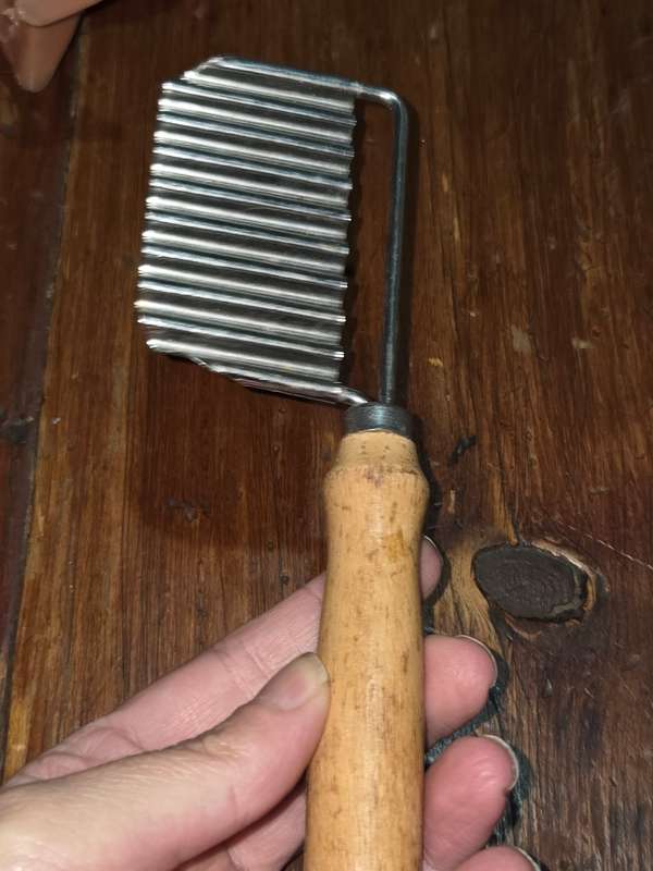 Vintage Kitchen Tool with wooden handle