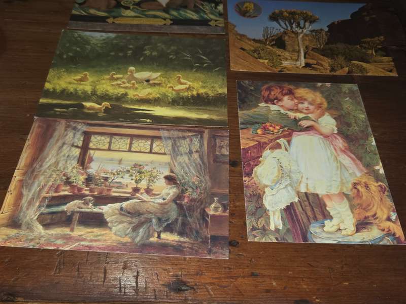 5 x Vintage Post Cards - Unused