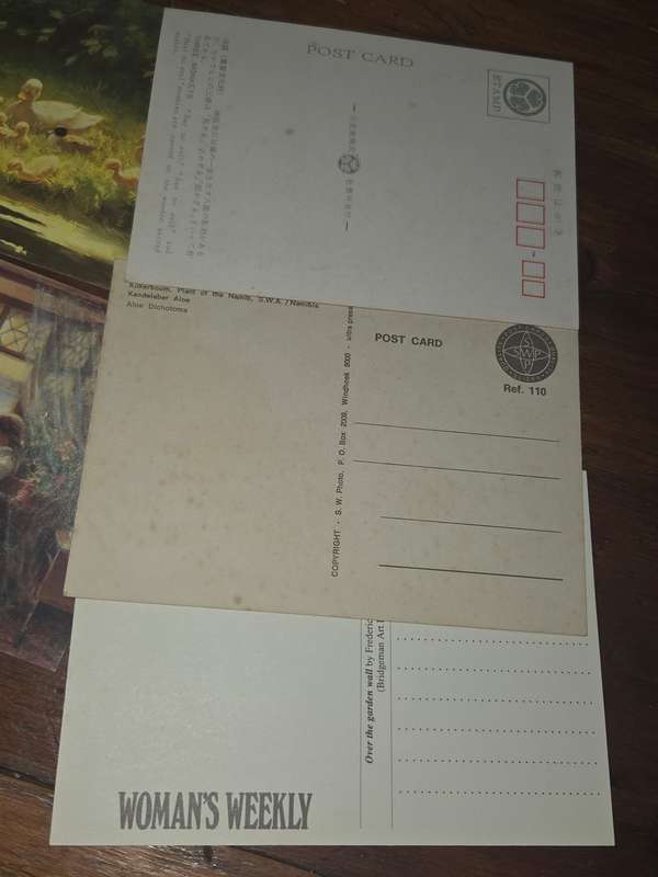 5 x Vintage Post Cards - Unused