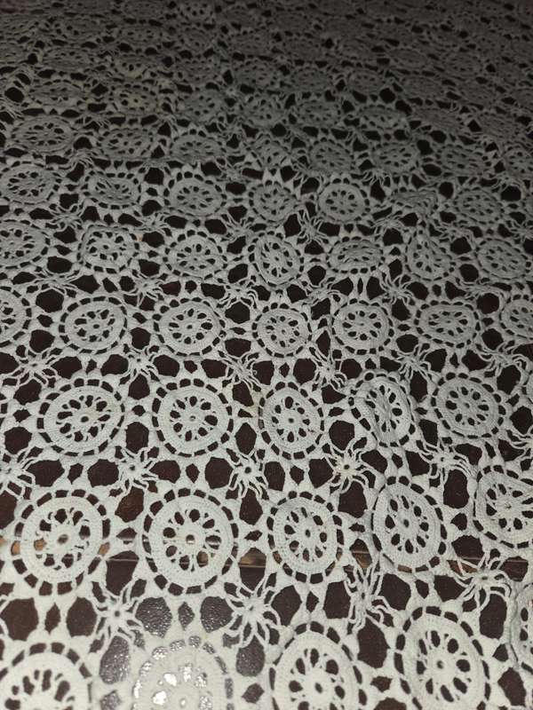 Large Round Handcrafted tablecloth - Diameter 1.95m - Just Beautiful!!!