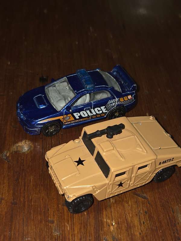 2 x Matchbox cars