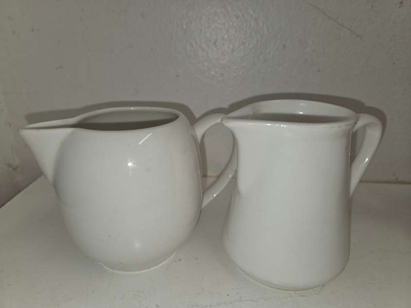 2 x Maxwell & Williams Milk Jugs - White
