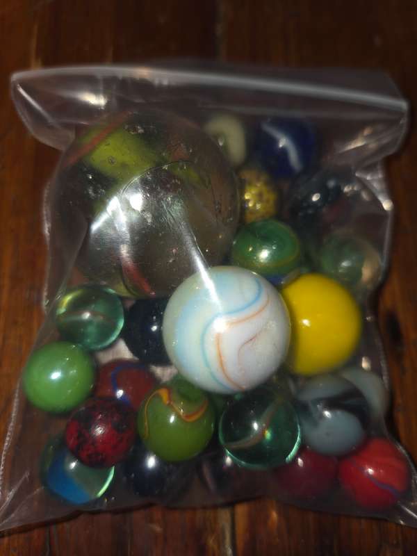 28 x Beautiful Marbles - Various Sizes