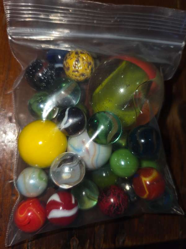 28 x Beautiful Marbles - Various Sizes