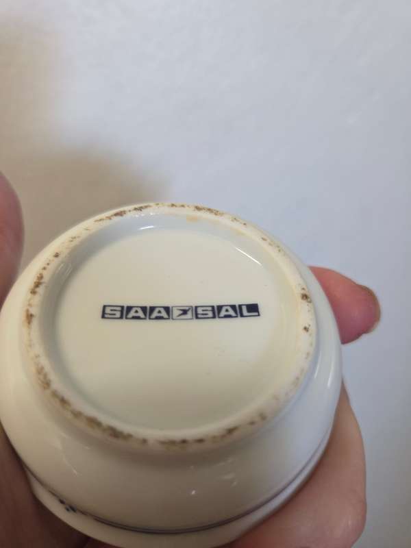 Vintage SAA / SAL small ashtray - Diameter - 6.5cm - South African Airways