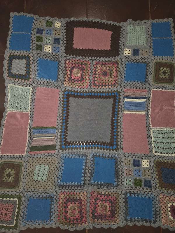 Beautiful Crochet Blanket - 1.9m x 1.45m