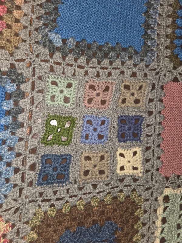 Beautiful Crochet Blanket - 1.9m x 1.45m