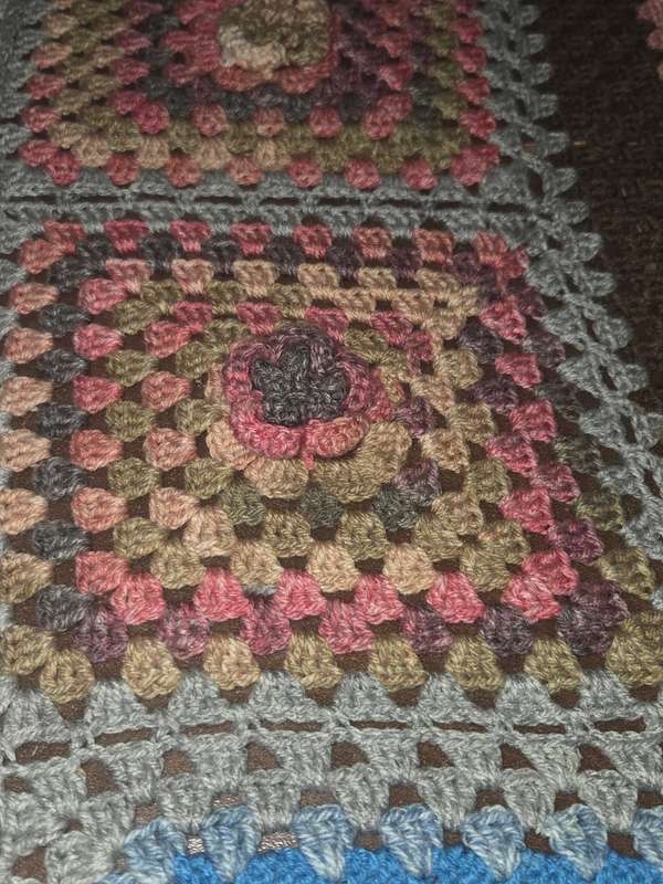 Beautiful Crochet Blanket - 1.9m x 1.45m