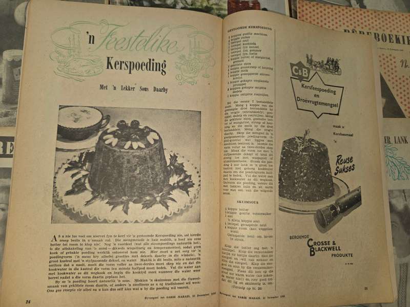 12 x Vintage Sarie Bêreboekies - Vol resepte, patrone en idees - 1950's en 1960's